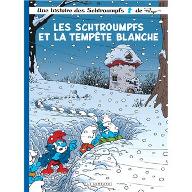 Les  Schtroumpfs et la tempête blanche