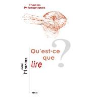 Qu'est-ce que lire ?