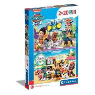 Puzzle supercolor 2x20 pièces Paw Patrol