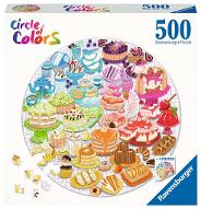 Puzzle rond 500 pièces - Desserts