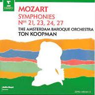Symphonies Nos 21, 23, 24, 27
