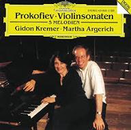 Violinsonaten ; 5 melodien ; Gidon Kremer, violon ; Martha Argerich, piano