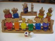 Léon le cochon, Bastien le chien, Eloi la petite oie, Mimie la souris, Lucas le chat, Célestin le lapin