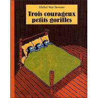 Trois courageux petits gorilles