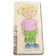 Puzzle corps humain fille