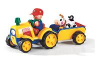 Le  tracteur et la remorque