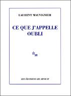 Ce que j'appelle oubli