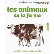 Les  animaux de la ferme : cartes-imagier pour bébés
