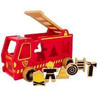 Camion à formes : Pompier