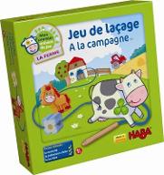 Jeu de laçage à la campagne